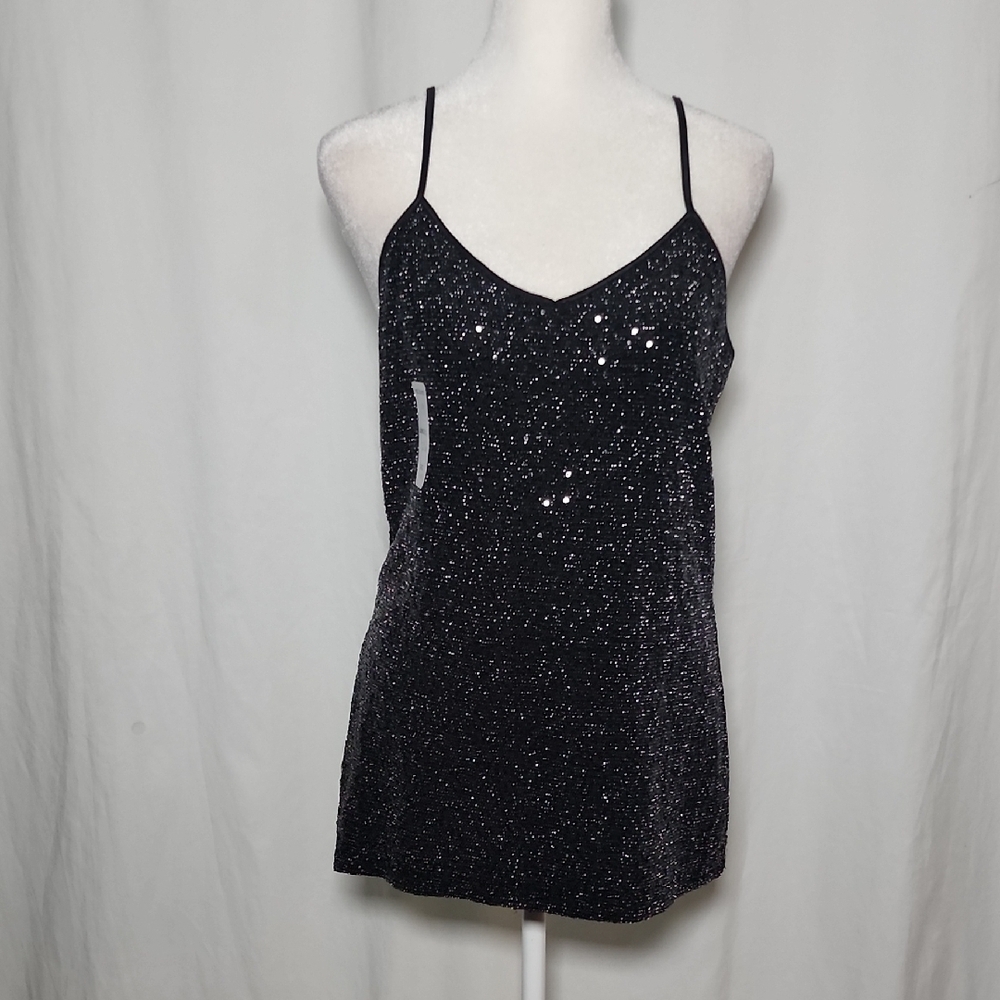 Express Glittery Black Camisole
